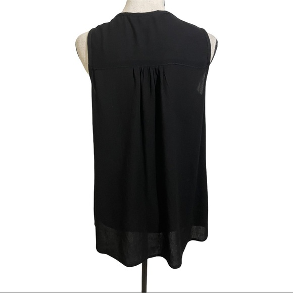 Nomadic Traders womens blouse size small Rayon semi sheer hi low style b… - Picture 6 of 11